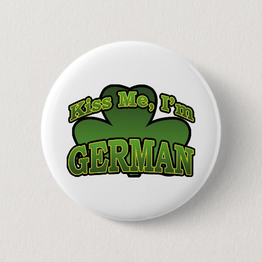 Kus me Ik ben Duitse Button (Voorkant)