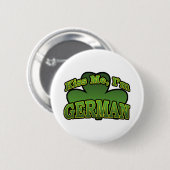Kus me Ik ben Duitse Button (Voorkant /achterkant)
