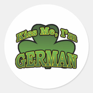 Kus me Ik ben Duitse Sticker
