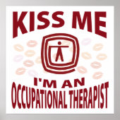 Kus me Ik ben een beroepsethapist. Poster (Voorkant)