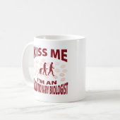 Kus Me Ik ben een evolutionair bioloog Koffiemok (Voorkant links)