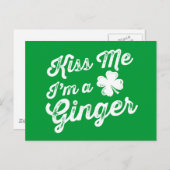 Kus me, ik ben een gember! briefkaart (Voorkant / Achterkant)