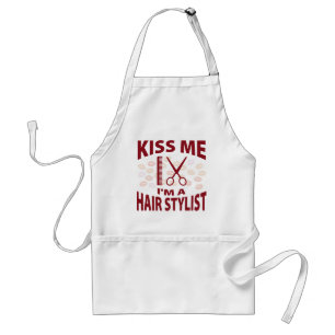 Kus me ik ben een haarstylist standaard schort