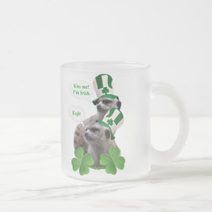Kus me Ik ben een Iers meerkeukenontwerp Matglas Koffiemok