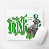 Kus me Ik ben een Iers meerkeukenontwerp Muismat (Met muis)