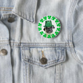 Kus me ik ben een Ierse stekker Ronde Button 5,7 Cm (In situ)