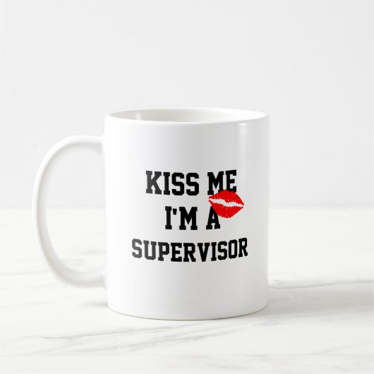 Kus me ik ben een Mok van de Supervisor (Links)