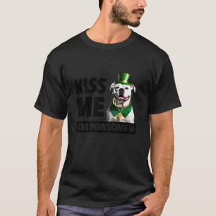 Kus me ik ben een piepkleine Amerikaanse Bulldog h T-shirt