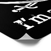 Kus me! Ik ben een piraat Poster (Hoek)