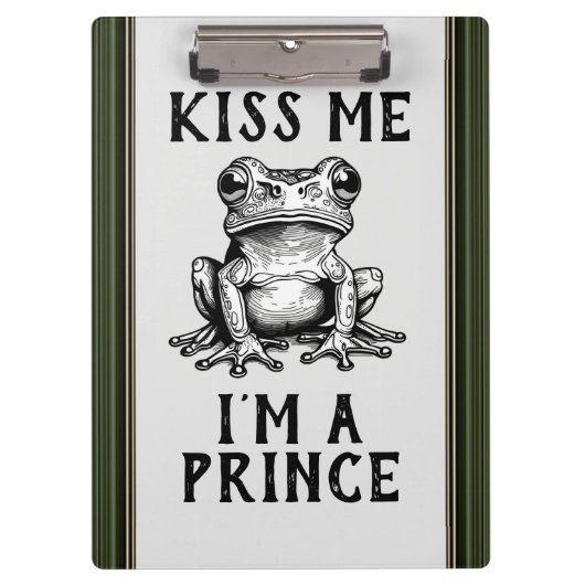 Kus me Ik ben een Prince Klembord (Voorkant)