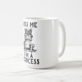 Kus me Ik ben een Princess Coffee Mok (Voorkant rechts)
