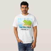 Kus me, ik ben een prins. t-shirt (Voorkant volledig)