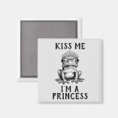 Kus me, ik ben een prinses magneet (Voorkant / Achterkant)