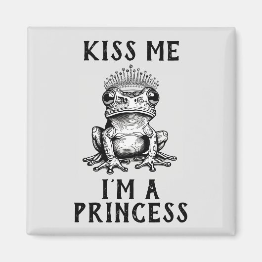 Kus me, ik ben een prinses magneet (Voorkant)