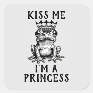 Kus me, ik ben een prinses Sticker
