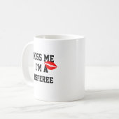 Kus Me Ik Ben Een Scheidsrechter Mok (Voorkant links)