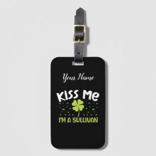 Kus Me Ik Ben Een Sullivan - Achternaam Sullivan Bagagelabel