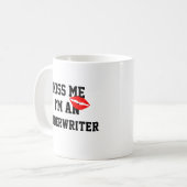 Kus me ik ben een underwriter Mok (Voorkant links)