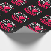 Kus me Ik ben een Valentijn. Cadeaupapier (Hoek)