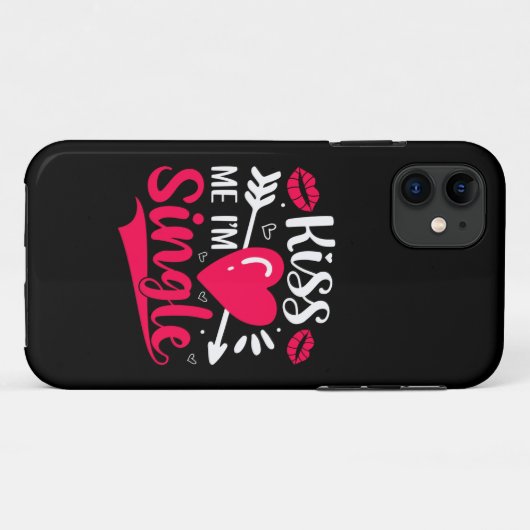 Kus me Ik ben een Valentijn. Case-Mate iPhone Case (Achterkant (horizontaal))