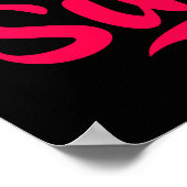 Kus me Ik ben een Valentijn. Poster (Hoek)