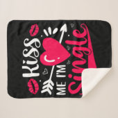 Kus me Ik ben een Valentijn. Sherpa Deken (Voorkant (horizontaal))