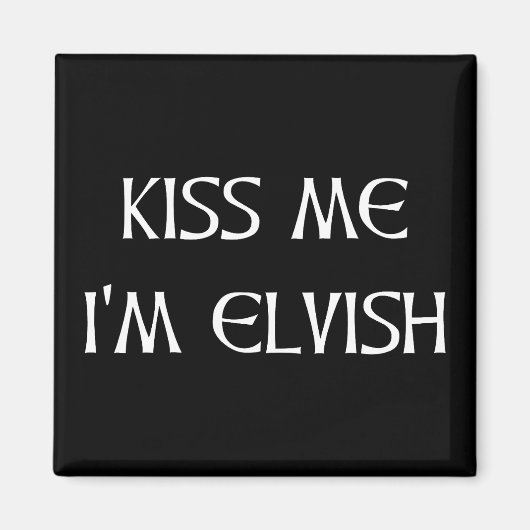 Kus me, ik ben Elvis Magneet (Voorkant)