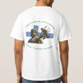 Kus me, ik ben Fins. T-shirt (Achterkant)