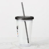 Kus me ik ben Gay Acryl Drinkbeker (Links)