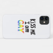 Kus me ik ben Gay Case-Mate iPhone Case (Achterkant (horizontaal))