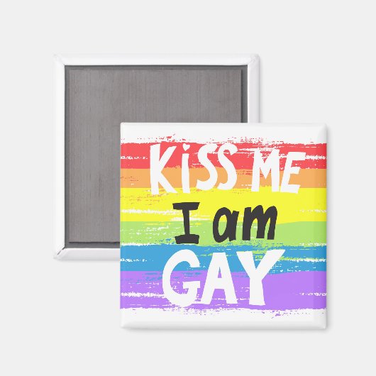 Kus me ik ben Gay Magneet (Voorkant / Achterkant)