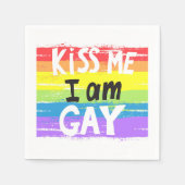 Kus me ik ben Gay Servet (Voorkant)