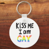 Kus me ik ben Gay Sleutelhanger (Voorkant)