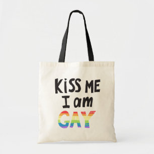 Kus me ik ben Gay Tote Bag