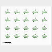 KUS ME IK BEN GAYRISH RONDE STICKER (Vel)