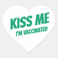 Kus me ik ben gevaccineerd Modern Cute Funny Quote