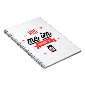 Kus me ik ben gevaccineerd notitieboek (Rechterzijde)