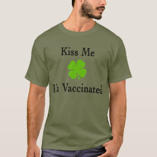 Kus me ik ben gevaccineerd t-shirt