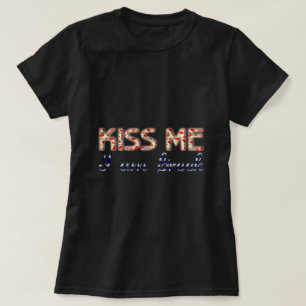 Kus me ik ben Griekse grappny Typogragragrafie Lan T-shirt