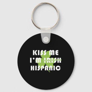 Kus Me Ik Ben Hispanic Niet Iers Grappige St. Patr Sleutelhanger