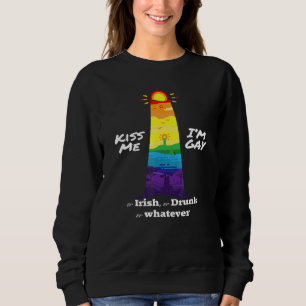 Kus Me Ik Ben Homoseksueel Of Iers Of Dronken Vrou Trui