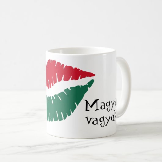 Kus me! Ik ben Hongaars! Mok (Voorkant rechts)