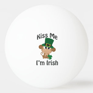 Kus me, ik ben Iers! aap Pingpongbal