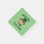 Kus me, ik ben Iers! aap Servetten (Hoek)