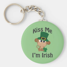 Kus me, ik ben Iers! aap Sleutelhanger