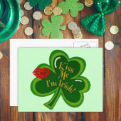 Kus Me Ik ben Iers Briefkaart
