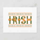 Kus Me Ik ben Iers Briefkaart (Voorkant)