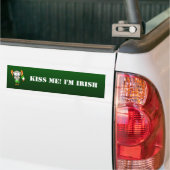 Kus me! Ik ben Iers Bumpersticker (Op Truck)