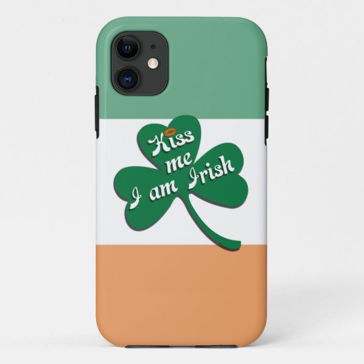 Kus me Ik ben Iers Case-Mate iPhone Case (Achterkant)