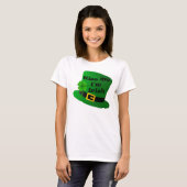 Kus Me Ik Ben Iers Dames T-shirt (Voorkant volledig)